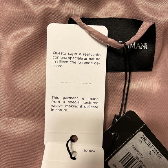 Emporio Armani Tweed Coat (NWT) - Picture 12 of 15